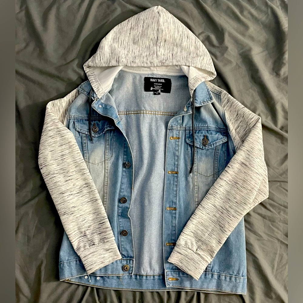 Navy Yard, Denim and Sweatshirt jacket, US M
